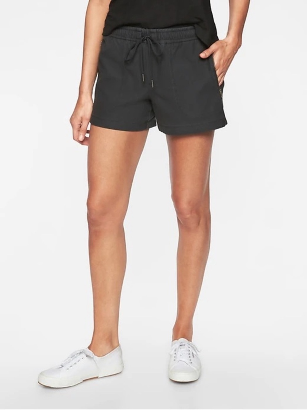 ATHLETA Farallon Short Charcoal Gray Size 2 3.5” Inseam